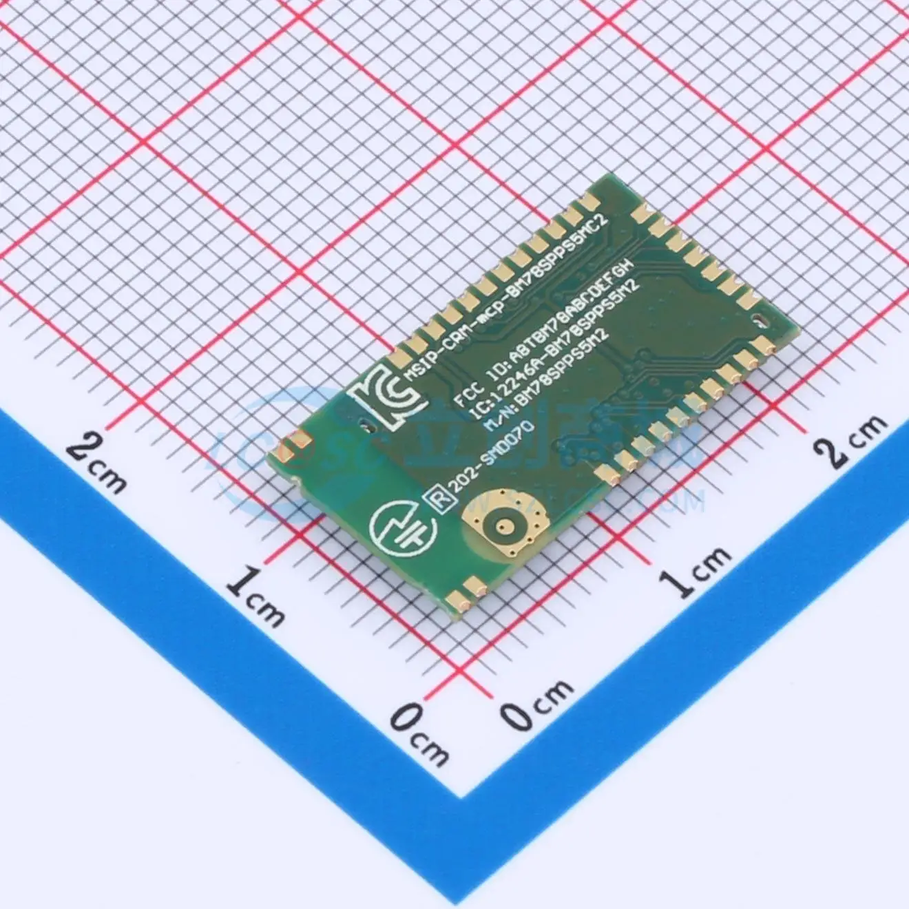 1pcs RN4678-V/RM100 SMD UART 1.5dBm BT/BLE low power Bluetooth Wireless Module for Smart Home System