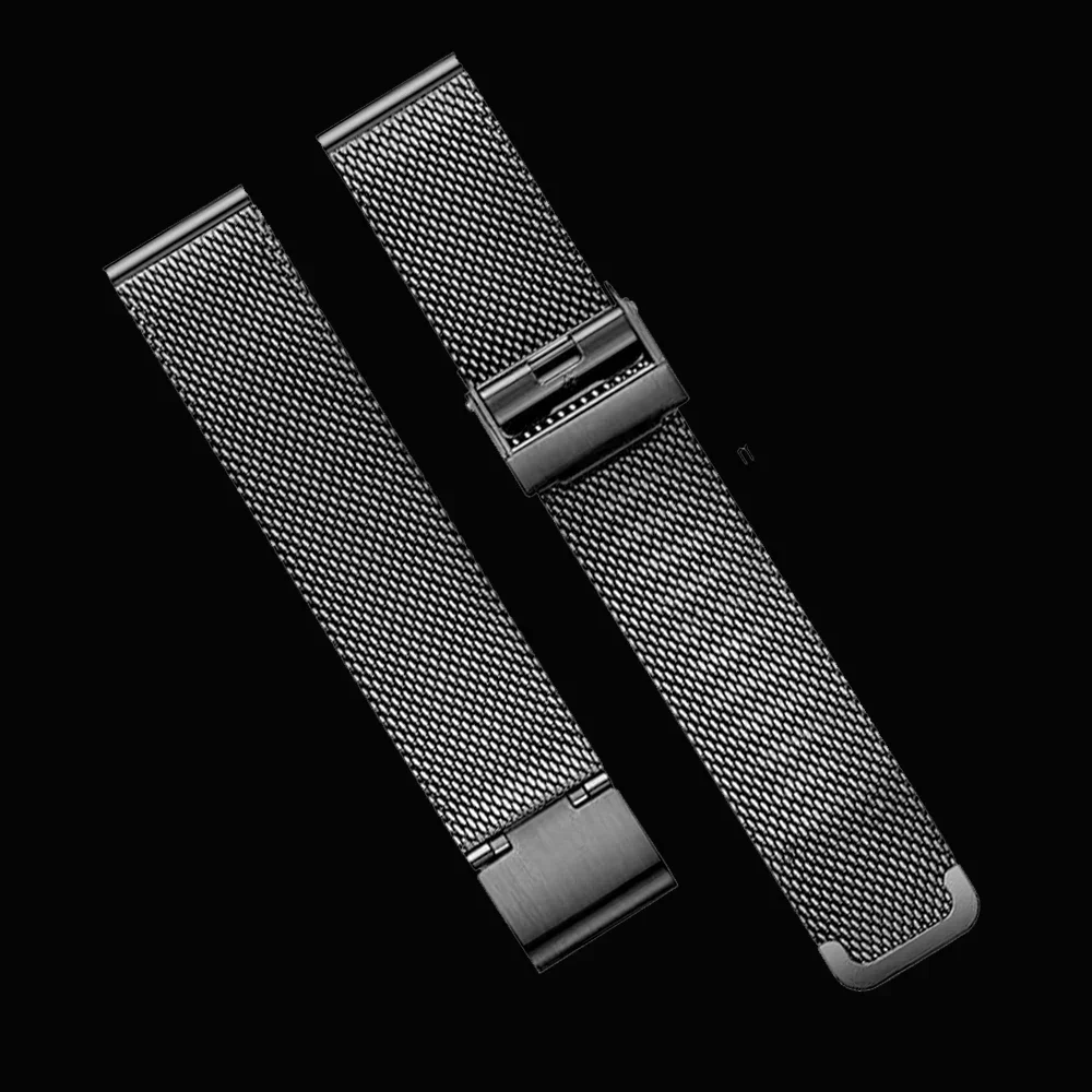 ガーミン フォアランナー 570 165 245 265 ステンレススチールバンド Vivoactive 6 5 4/Venu 3 2 ブレスレット 20mm 22mm アクセサリー用交換バンド