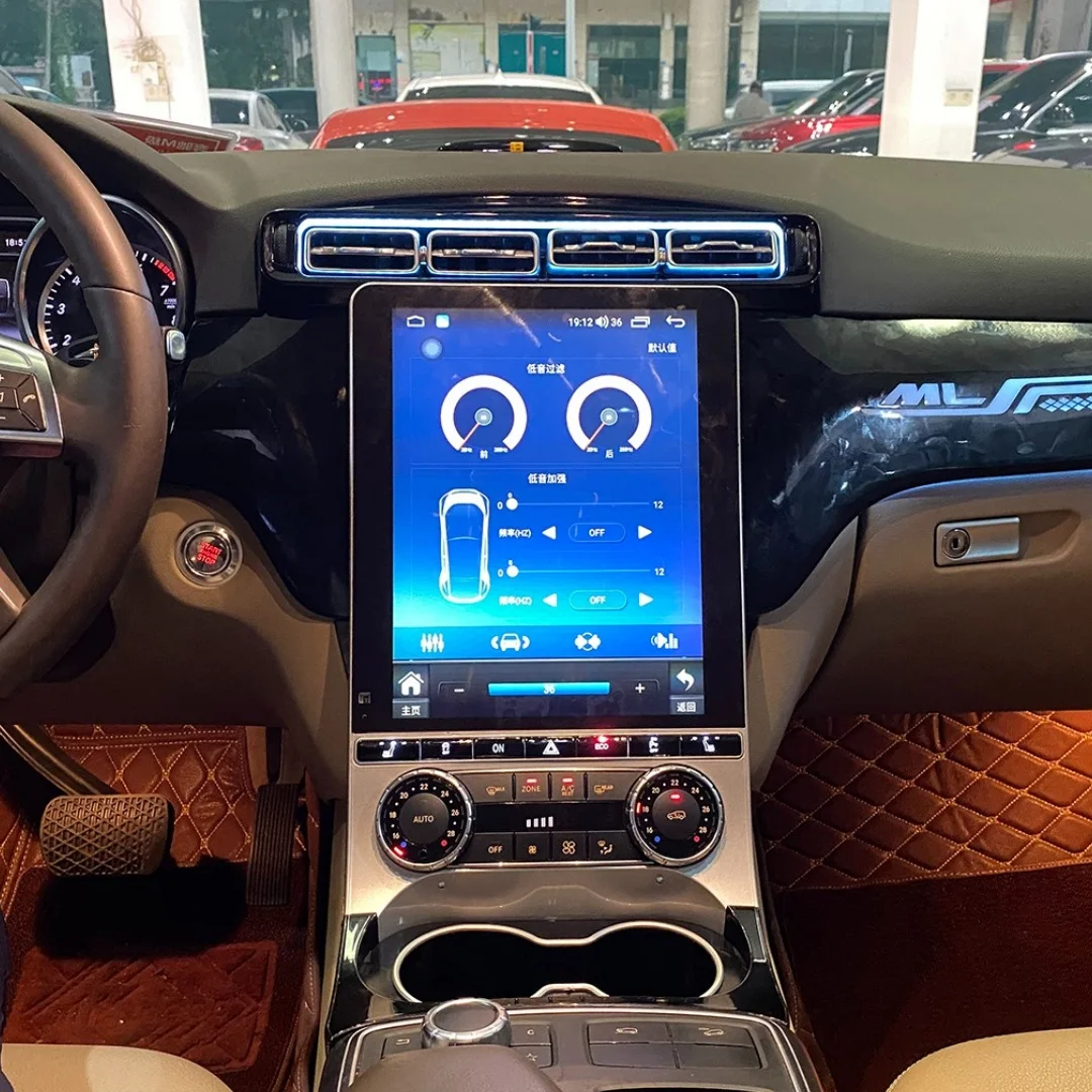 Vertical Screen Android 14 For Mercedes Benz ML 2012-2015 Car Radio Multimedia Player Auto Radio Stereo GPS Head Unit Carplay