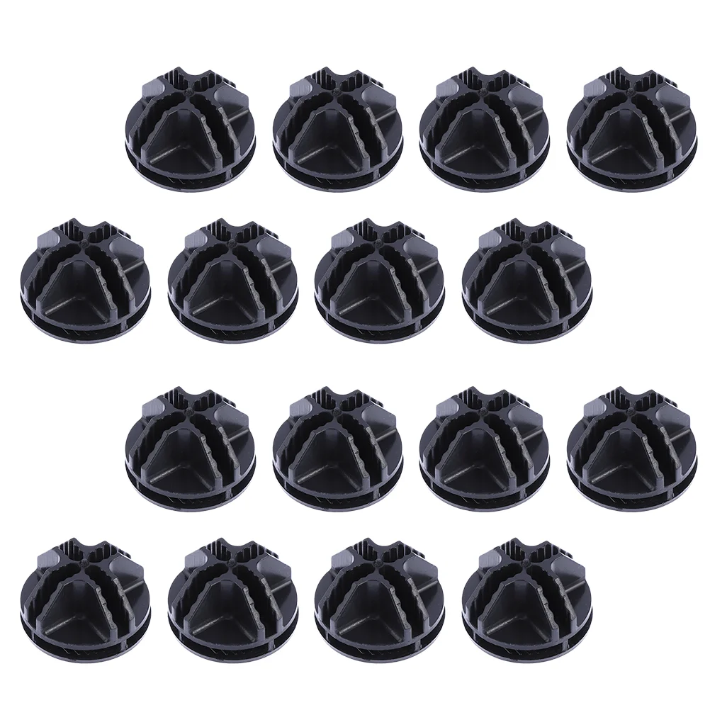 40 pçs fivela fio cubo conectores racking plástico armário grade organizador fixadores abs fivelas clipes fazendo ferramentas de metal
