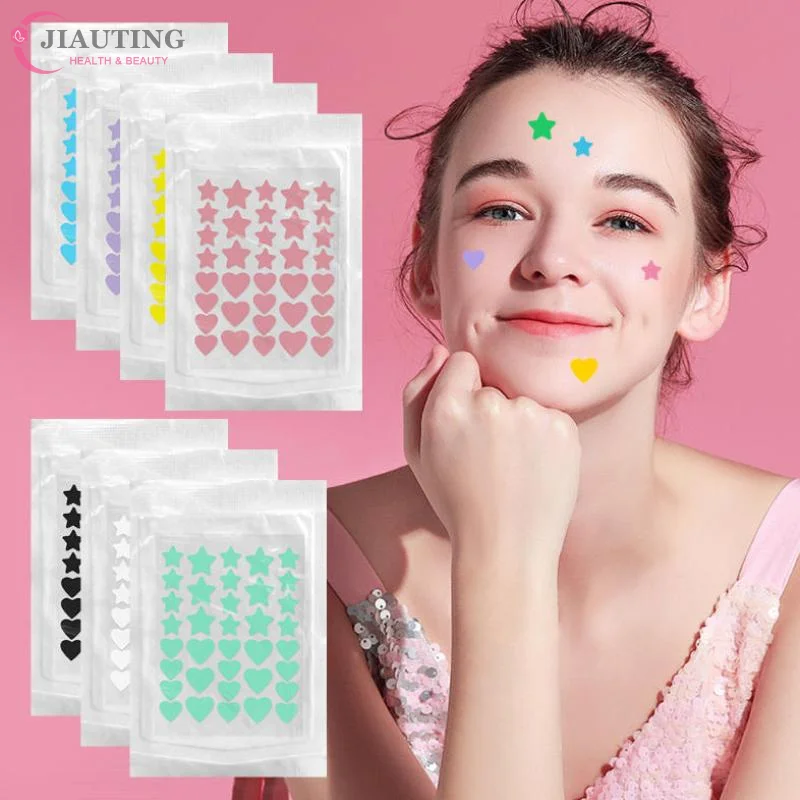 36 Patches/pack Skincare Star Hydrocolloid Patch Portable Patch To Cover Marks And Repair Scars Heart Shape Ultra-thin