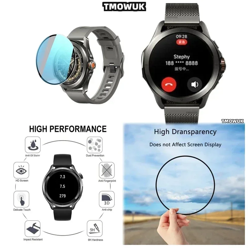 For Xiaomi Watch S4 41mm Unique Curved Screen Protector HD Soft Anti-scratch Film GFHO