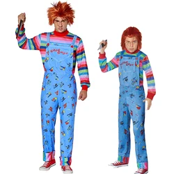 Unisex Men Adult Seed of Chucky Costume Child Chucky Halloween Costume