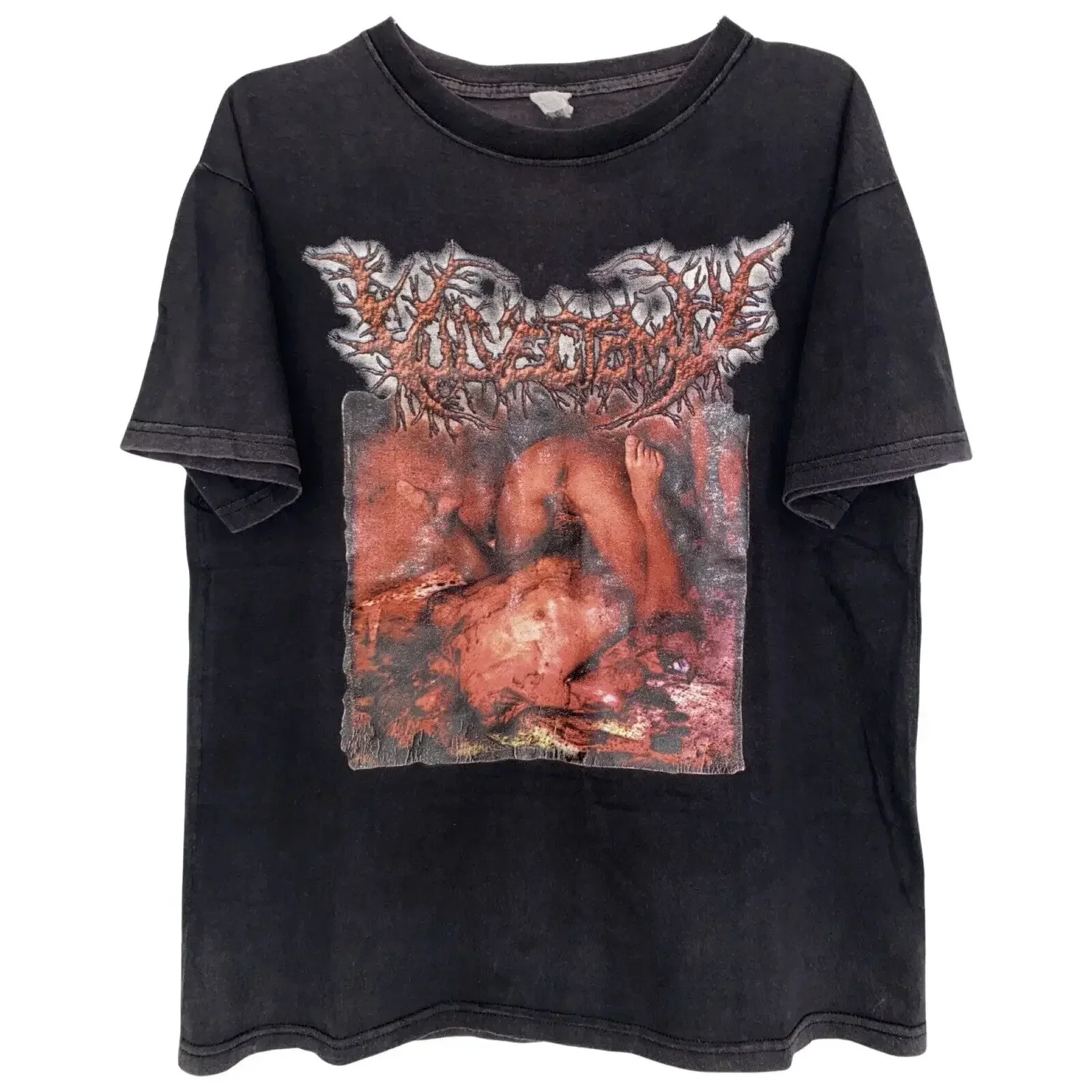 Vintage Vulvectomy T-Shirt Size L Gorgasm Devourment Lividity Cephalotripsy