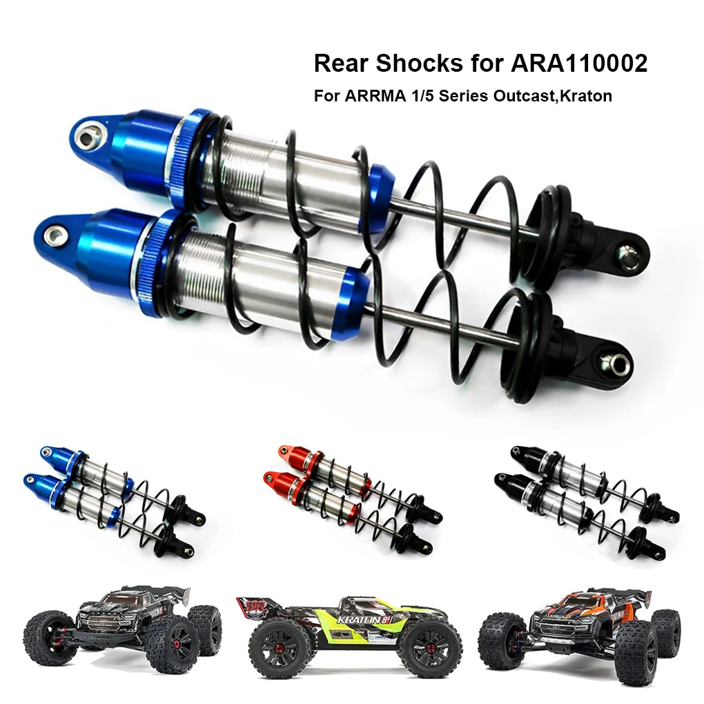 

0.2 Aluminum Alloy Threaded Rear Shock Absorber For ARRMA Outcast Kraton RC Car Part RC Car Accessories Replacement Parts