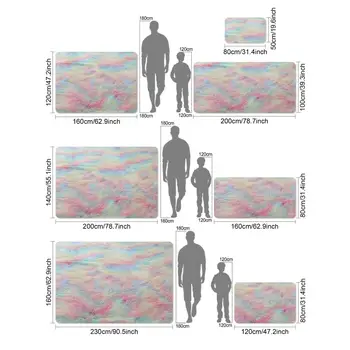 脫鞋 鞋室 潮牌客廳 臥室 廚房 浴室 輕便地毯 可水洗地毯墊 家居裝飾 8 最佳銷售 可愛的地毯 - №7