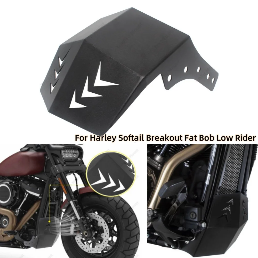 

Motorcycle Engine Base Chassis Guard Skid Plate Protector Cover For Harley Softail Breakout Fat Bob Low Rider FLFB FXBB 2008-23