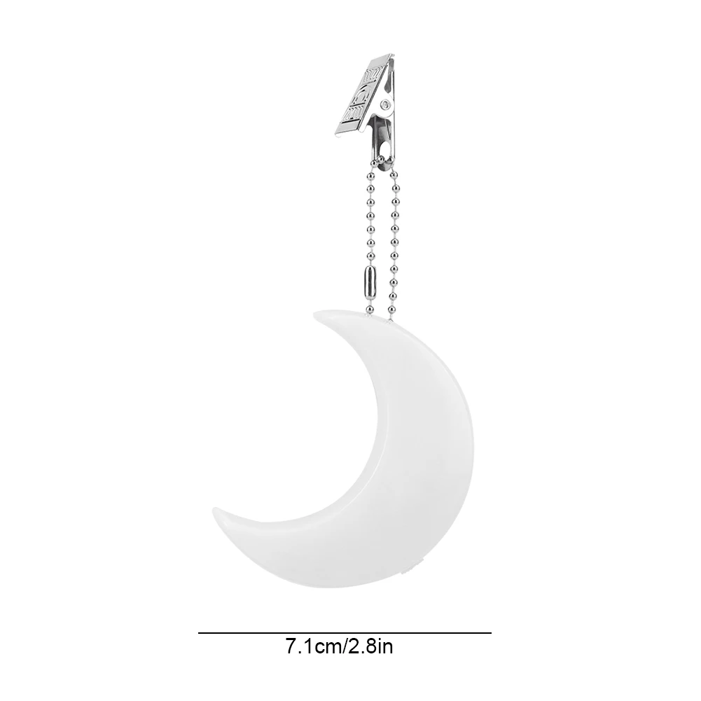 2/3 pçs led lua em forma de letreiro sinais iluminar lua luzes da noite com sensor automático bateria operado lâmpada lua crescente