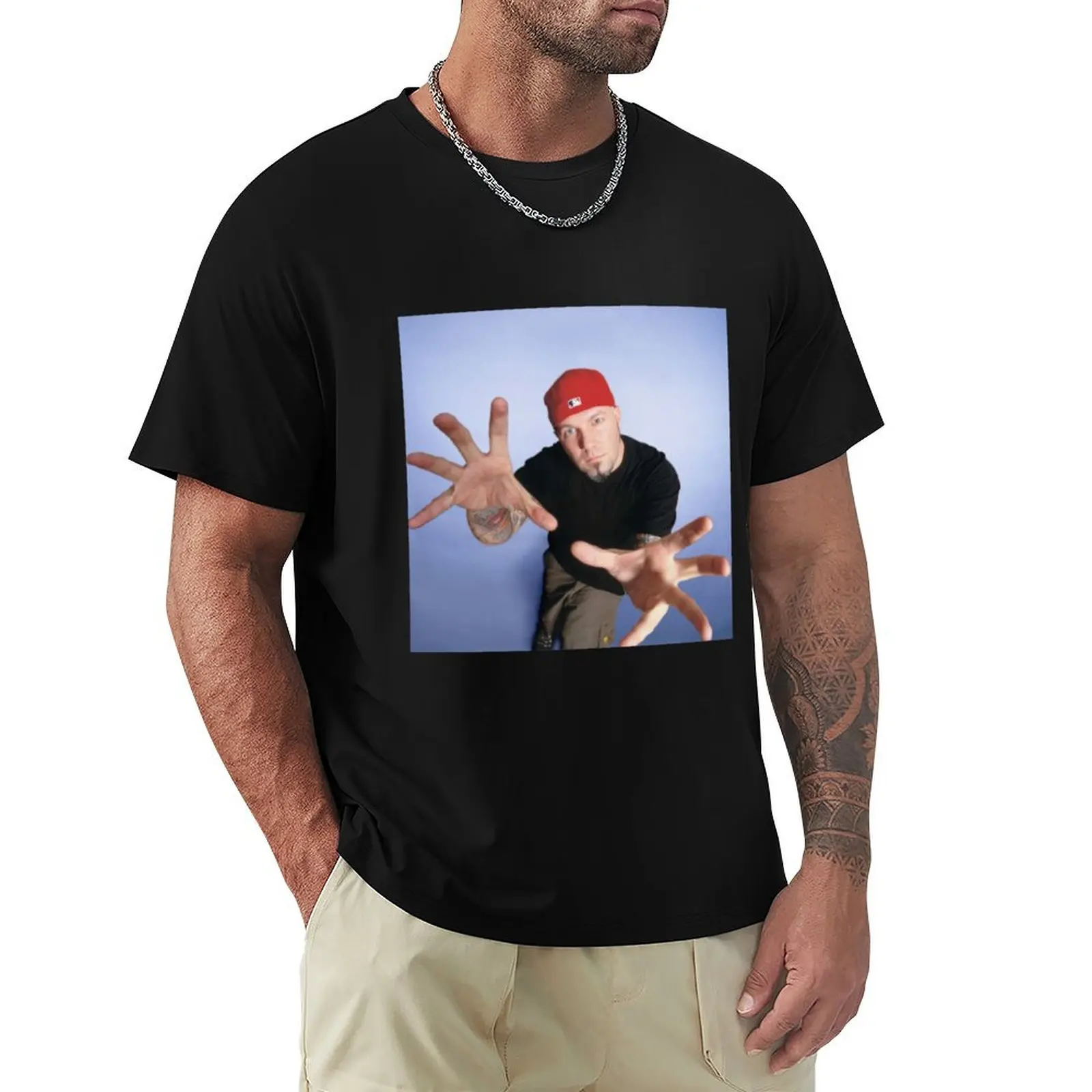 

Fred durst T-Shirt cotton graphic tees blanks rapper graphic tees summer shirt outfits for men