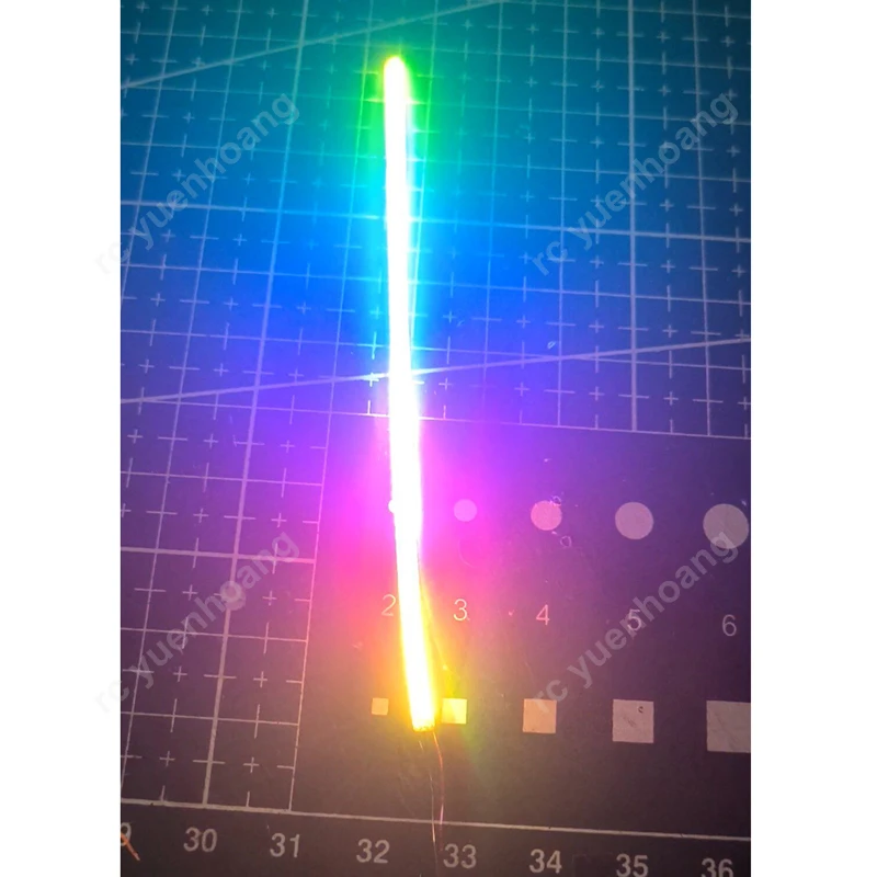 1PCS Flexible LED Strip 10cm WS2812B 1010 Addressable Light Tape 0.25cm Width Lighting Accessories for Scale Model DIY Modified