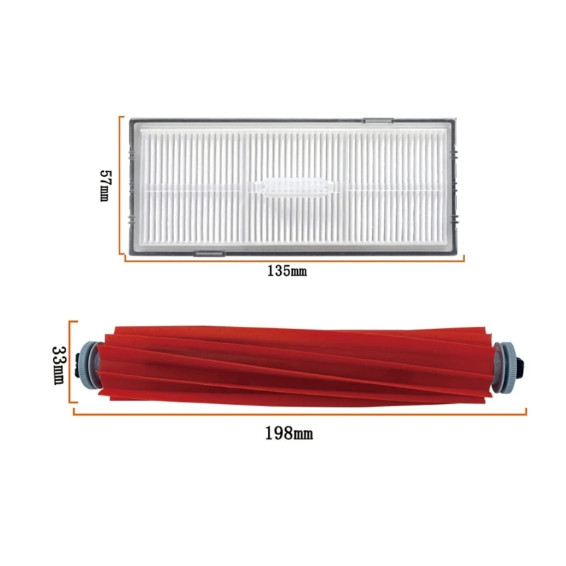 Sweeper Filter HighEfficiency Cleaning Rolling Brush Main Brush Cloth For S7 T7S