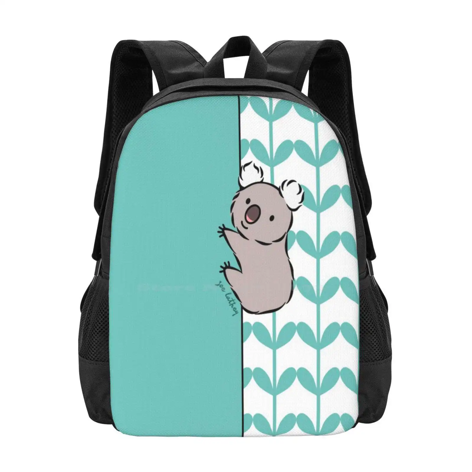 Clinging Koala Hot Sale Backpack Fashion Bags Koala Animals Marsupials Australian Scratchy Claws Cute Cartoon Kids