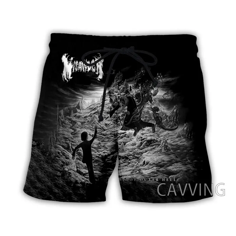 Shorts de praia rock de microfibra masculino e feminino, shorts casuais de férias secagem rápida, nova moda, estampa 3D, verão