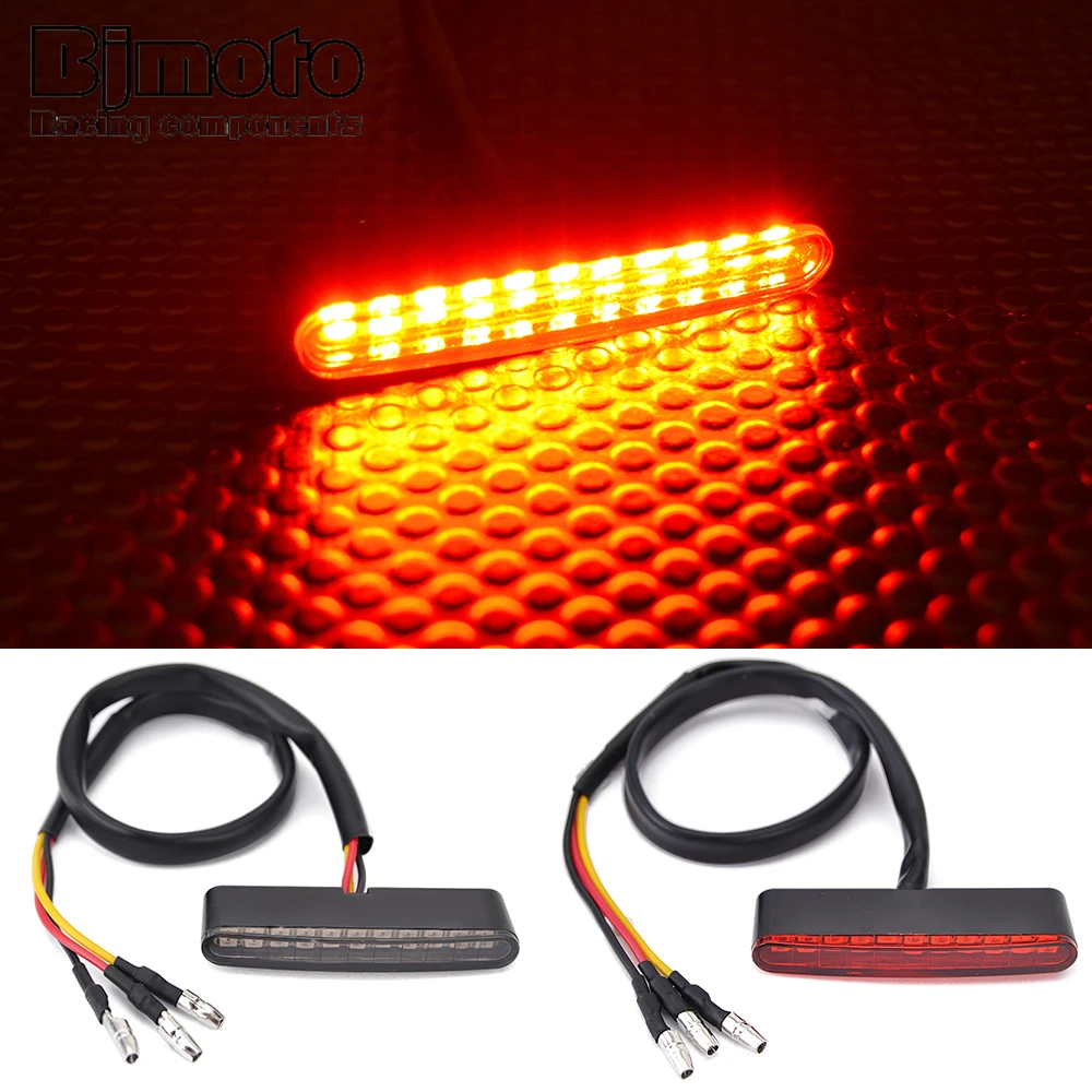 12V Universal LED Car Motorcycle License Number Plate Light Waterproof Rear Tail Light for Trailers Trucks Vans Lorries Caravans