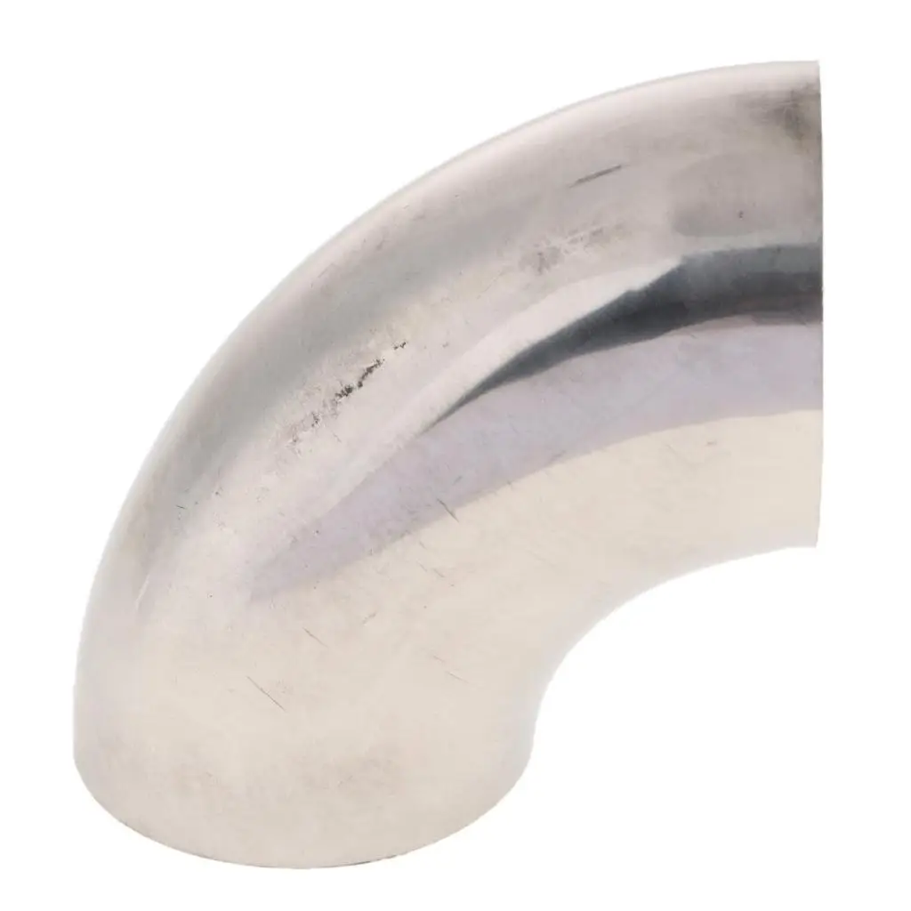 Bend Exhaust Tubing Stainless Steel Car Exhaust Pipe 90 Degree Elbow Welded Pipe for Auto Outlet