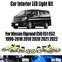 Canbus Vehicle LED Interior Map Dome Light Kit For Nissan Elgrand E50 E51 E52 1996- 2018 2019 2020 2021 2022 Car Reading Bubs