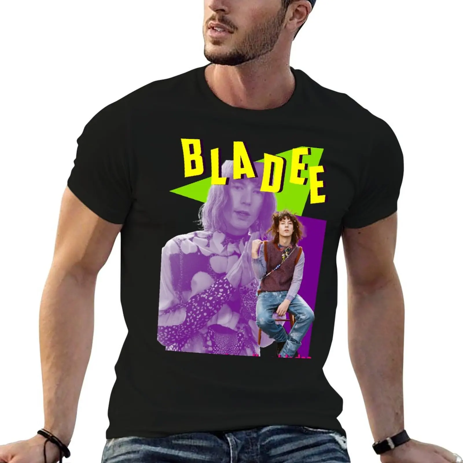 Bladee Drain Gang 90s Style T-Shirt Sporty Casual Quick Dry T-Shirt