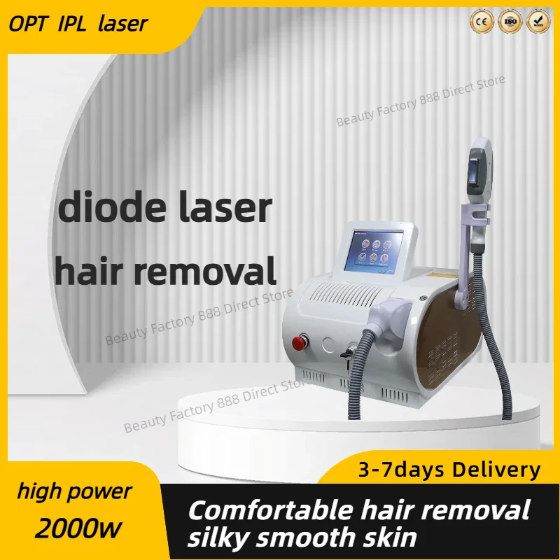 

Профессиональный лазерный аппарат для удаления волос OPT IPL, профессиональный диодный лазер, постоянное удаление волос, омоложение кожи, лечение прыщей