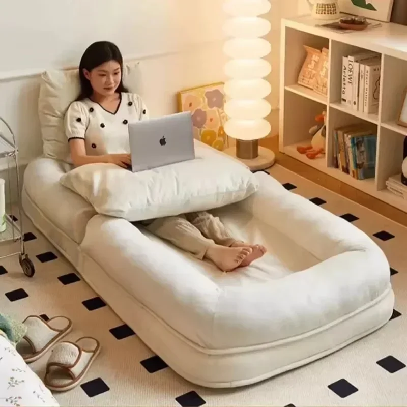 Household Goods Human Kennel Lazy Sofa Tatami Backrest Cushion Integrated Balcony Home Sofa Floor Futon Seat Pier