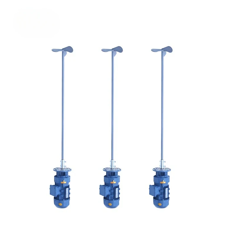 304 Stainless Steel Chemical Electric Motor Agitator Mixer For Industrial Dosing Tank