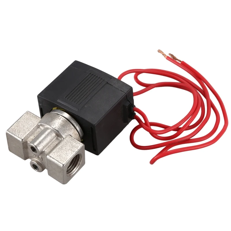 Electrical Normally Closed Wire Lead Gas Solenoid Valve Pneumatic Valve For Water, Oil And Air