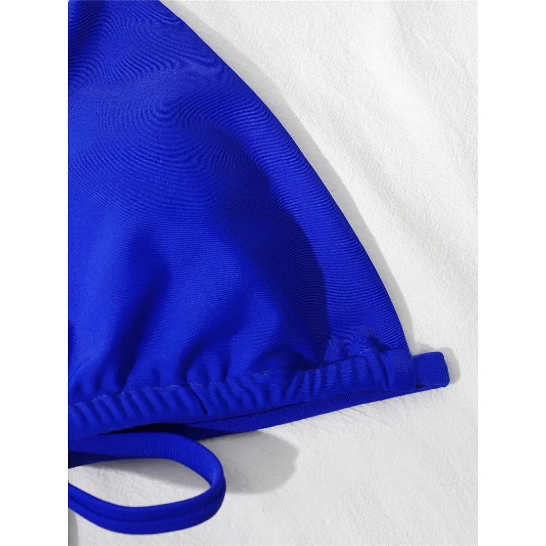 Halter High Cut Bikini Weiblichen Badeanzug Frauen Bademode Drei-stück Bikini set Mit Cover Up Badende Badeanzug Schwimmen dame K3266