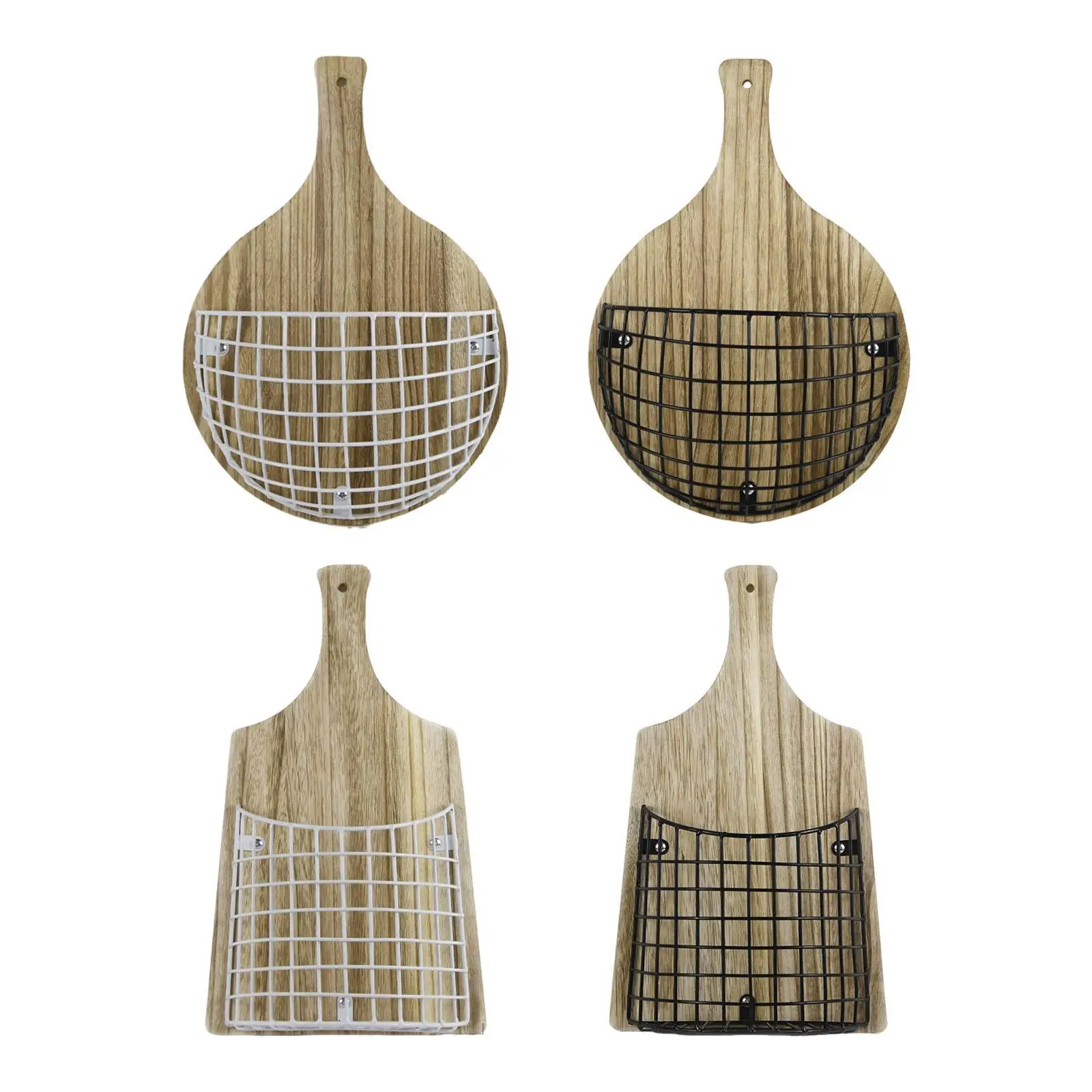 

Wall Hanging Basket Decoration Simple Practical Multifunctional Storage Basket for Garden Yard Door Patio Housewarming Gift