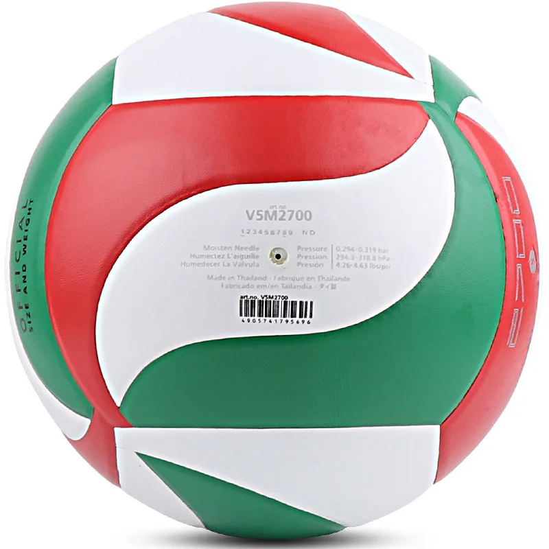 Original Molten V5M2700 Volleyball Standard Size 4/5 PU Ball for Students Adult and Teenager Competition Training Ball