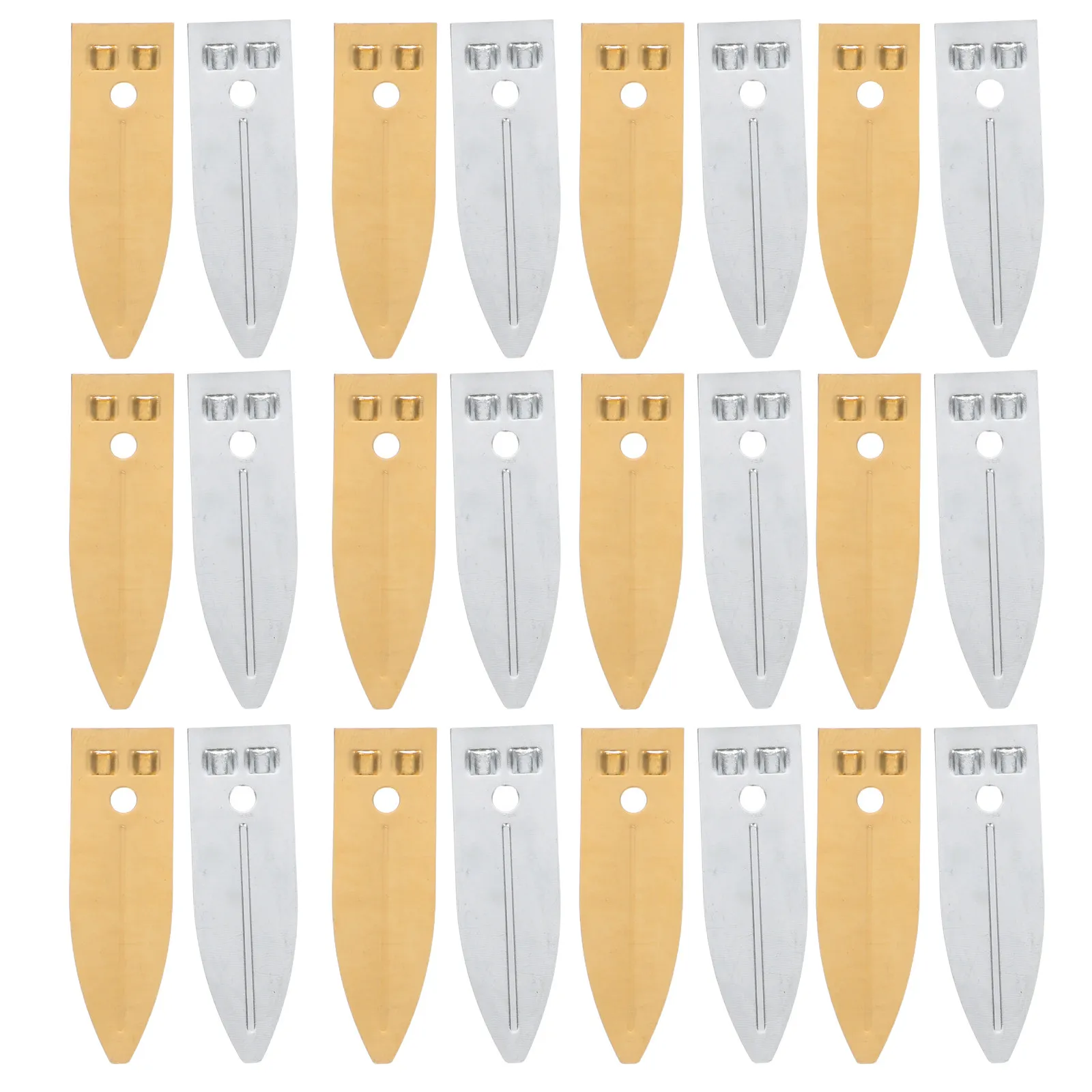 12Pairs Copper Zinc Electrodes for DIY Fruit Battery Power Generation Portable Classroom Physics Experiment Strips Educational