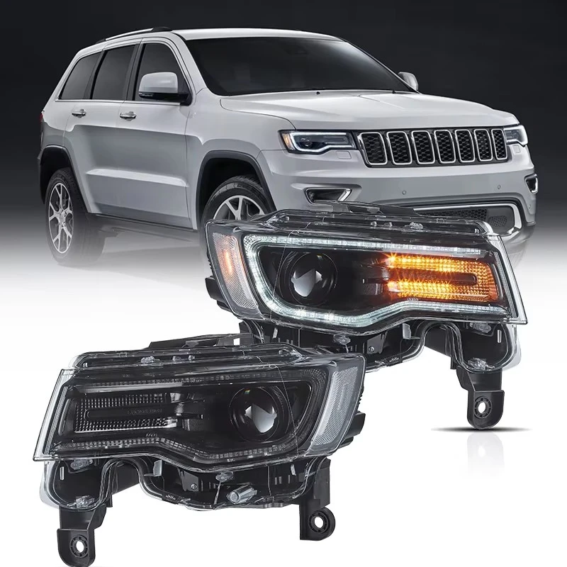 Factory LED Headlights Head Lamp for Jeep Grand Cherokee WK2 2011-2013 4th Gen (Fourth Generation WK2)