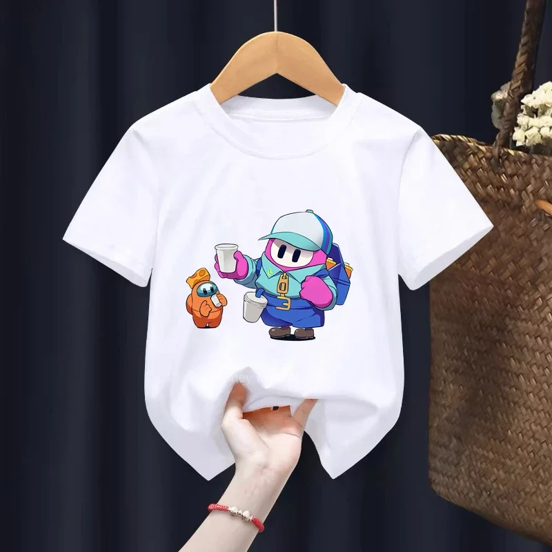 Kawaii Pokemon T-shirt Kids Sonic Sweatshirts Children Sports Impostor Baby Boy Clothes Tops Girls Clothing Narutoes Clothes