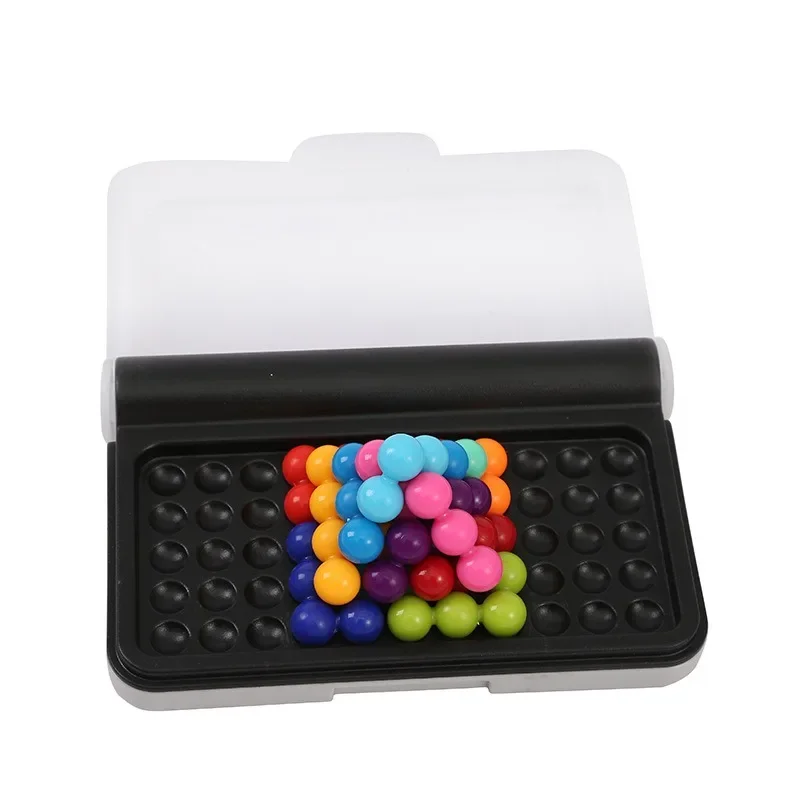 Jogo de construção de cores inteligentes placa inteligente iq quebra-cabeças empilhamento 2 jogadores pai criança para crianças