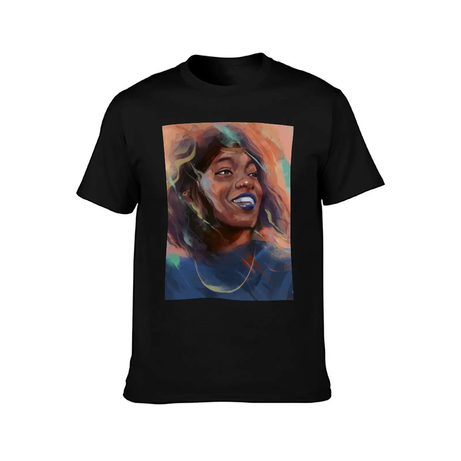What are you drawing Ryan? // 406, Little Simz T-Shirt Simple Casual Short Sleeve Cotton T-Shirt