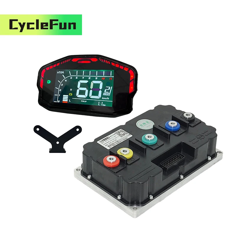 

FarDriver ND721200 600A Phase 1200A 72V 8-12KW Sinewave Controller Electric Motorcycle Scooter Bike Accessories With DKD Display