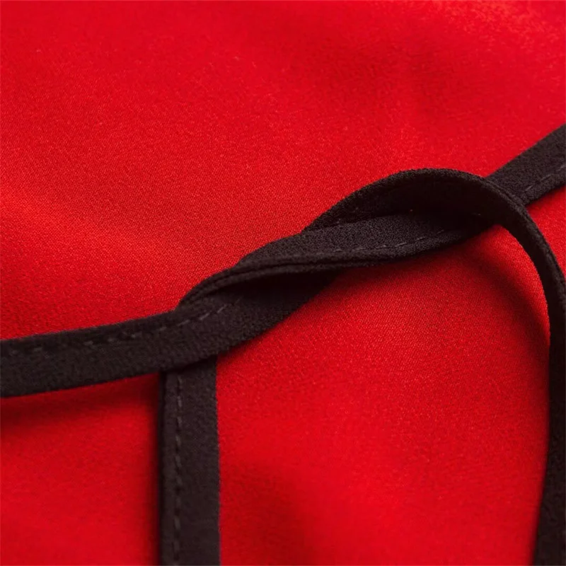 KEYANKETIAN 2025 夏の新女性のフラワープリントシフォン MIDI ドレスフレンチスタイル V ネック半袖スリムシックな A ラインドレス