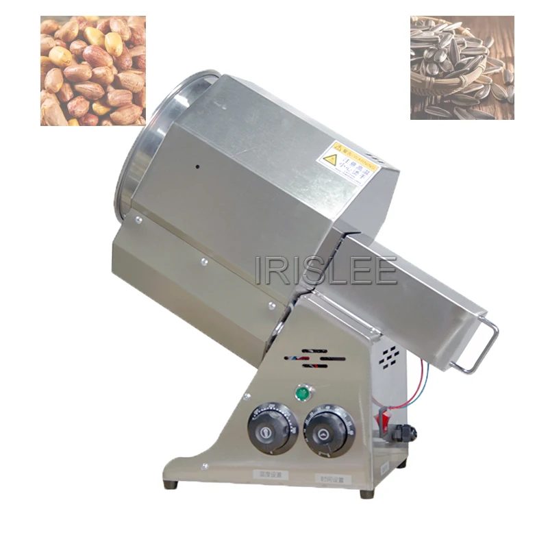 

Industrial Electric Drum Rotary Chestnut Cocoa Almond Roaster Nuts Toasting Peanut Roaster Roasting Machine