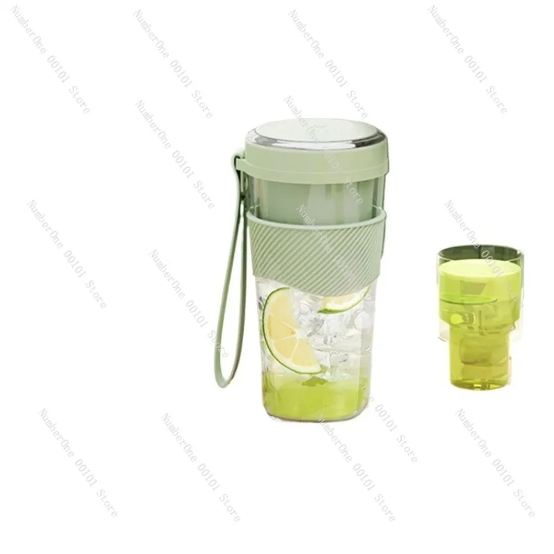 Portable Wireless Electric Juice Cup, Multi-function Mini Blender for Fruits and Vegetables, Ice Crushing Slim Design