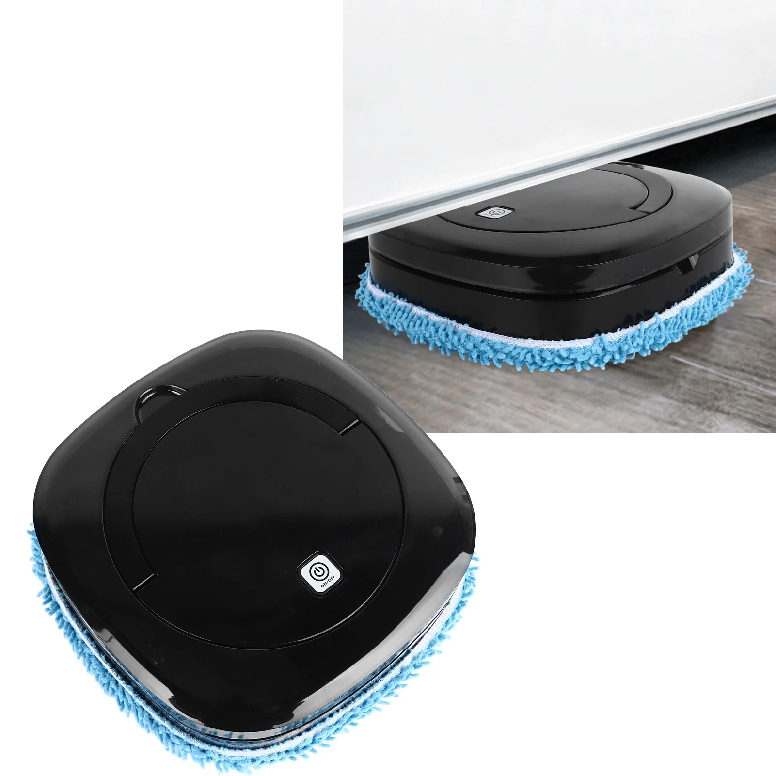 USB 충전식 습식 및 건식 청소기, 무소음 슬림 자동 걸레질 기계, 하드 플로어 반려동물 털 청소 로봇