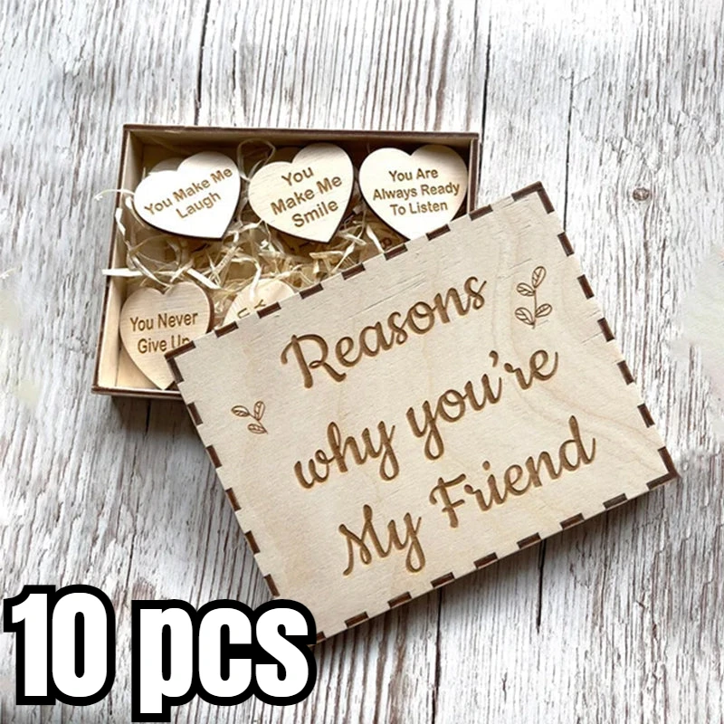 "Powody, dla których jesteś moim przyjacielem" dar przyjaźni wyjątkowe dar przyjaźni dekoracyjne wióry na przyjęcie świąteczne prezenty świąteczne
