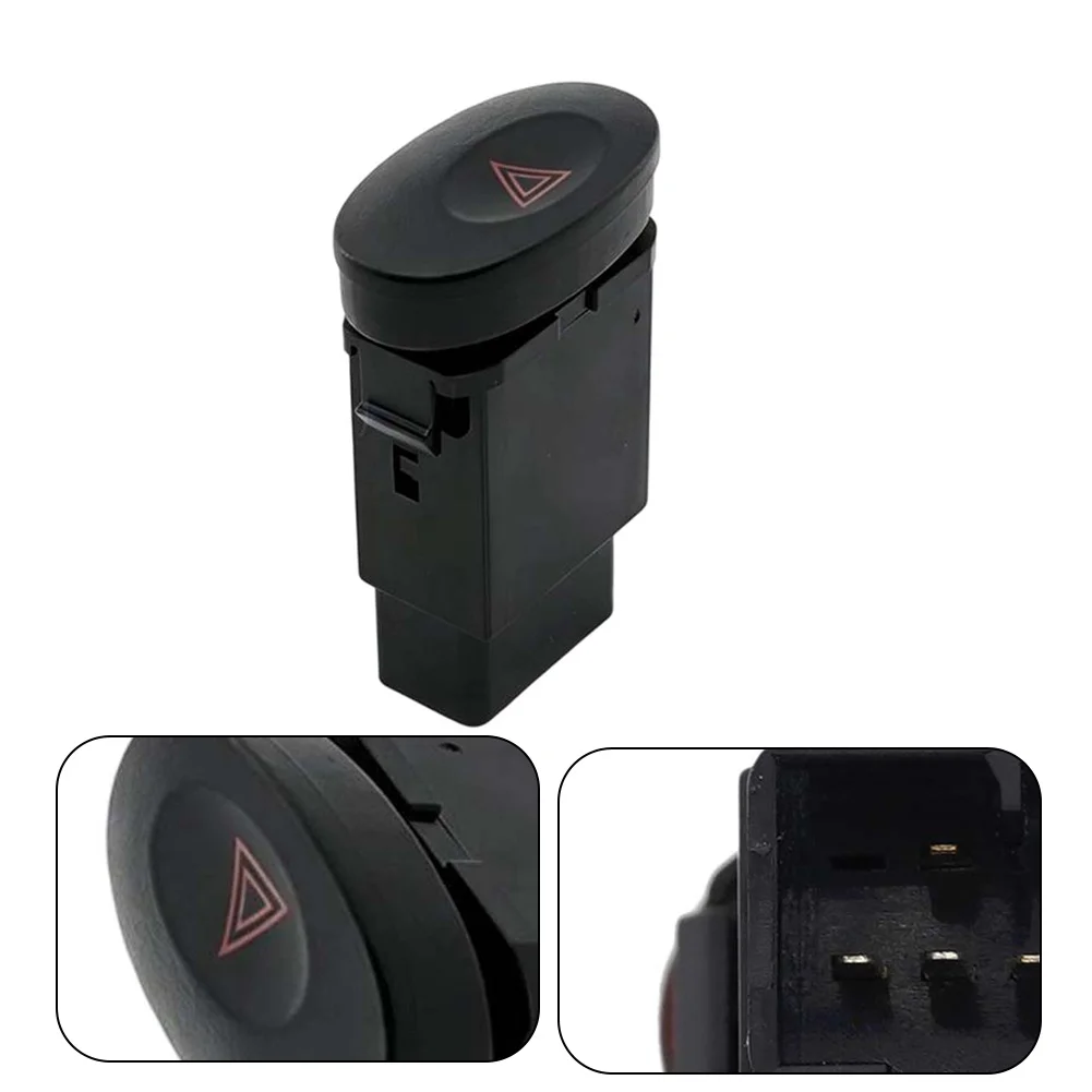 96507984 Double For Flash Hazard Light Button Switch Push-button Control For Matiz 1998 2005 2000 2001 2002 2003 2004 Black ABS