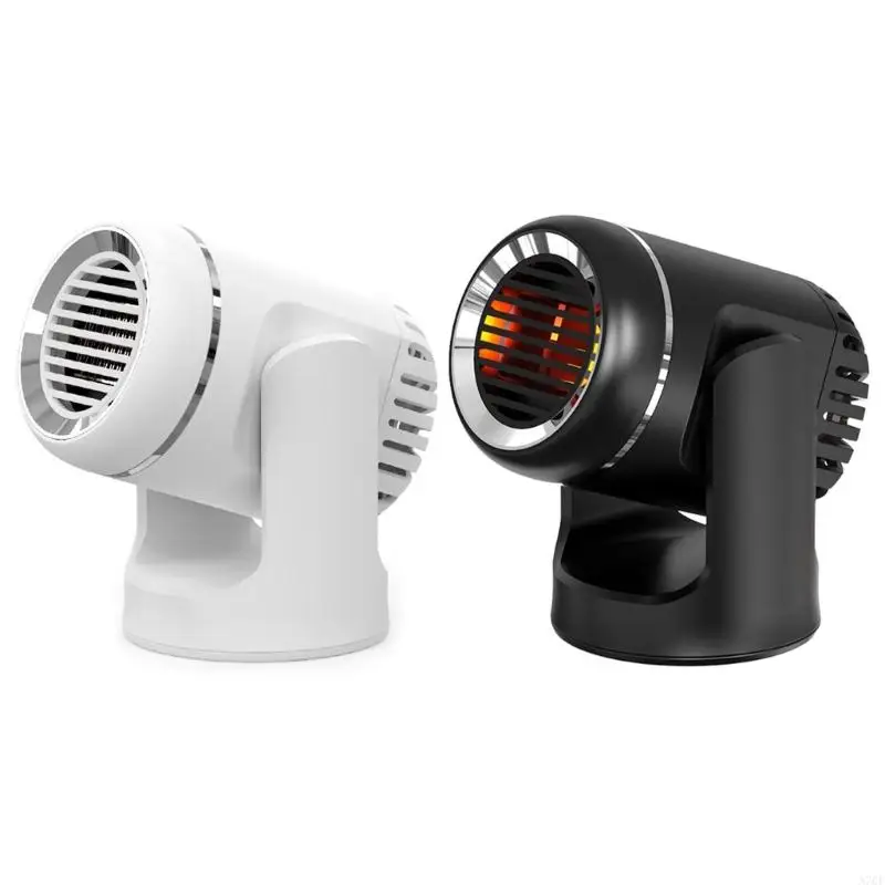 A70F 12V Car Heater Automatic Cup Shape Hot Air Blower Electric Fan Windshield Defogging Demister Defroster Portable 2 in 1