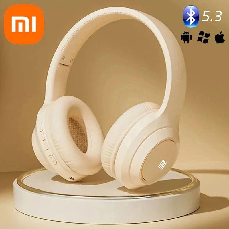 Xiaomi-TH30 Fones de ouvido sem fio Bluetooth 5.3, Gaming Headset, fone de ouvido esportivo com microfone Music Earbuds, fones de ouvido dobráveis, 250mAh