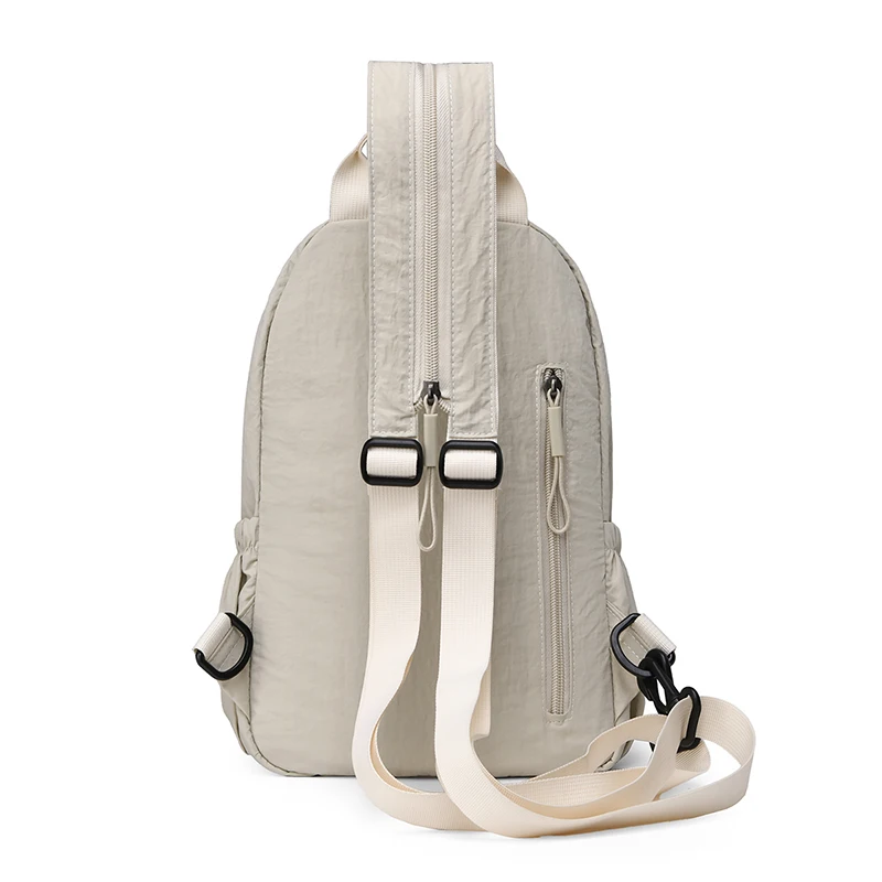 Women's Lightweight Nylon Backpack Multi-functional Convertible Crossbody Sling Bag Casual Travel Daypack with Water Bottle Pock - view 3