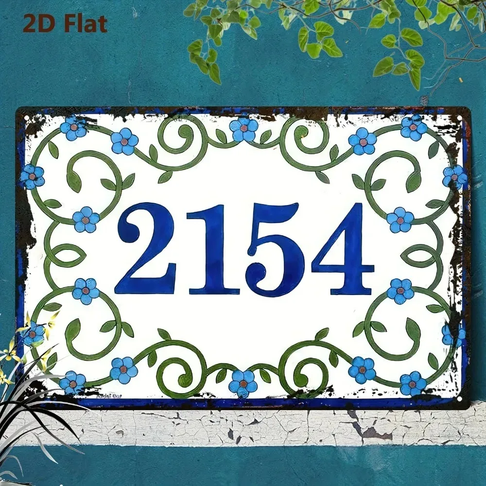CIFbuy Customizable 2D Metal Wall Decor 20x30cm 8x12Inch Easy Install for Patio Bar Club Home Office Indoor Outdoor Gift