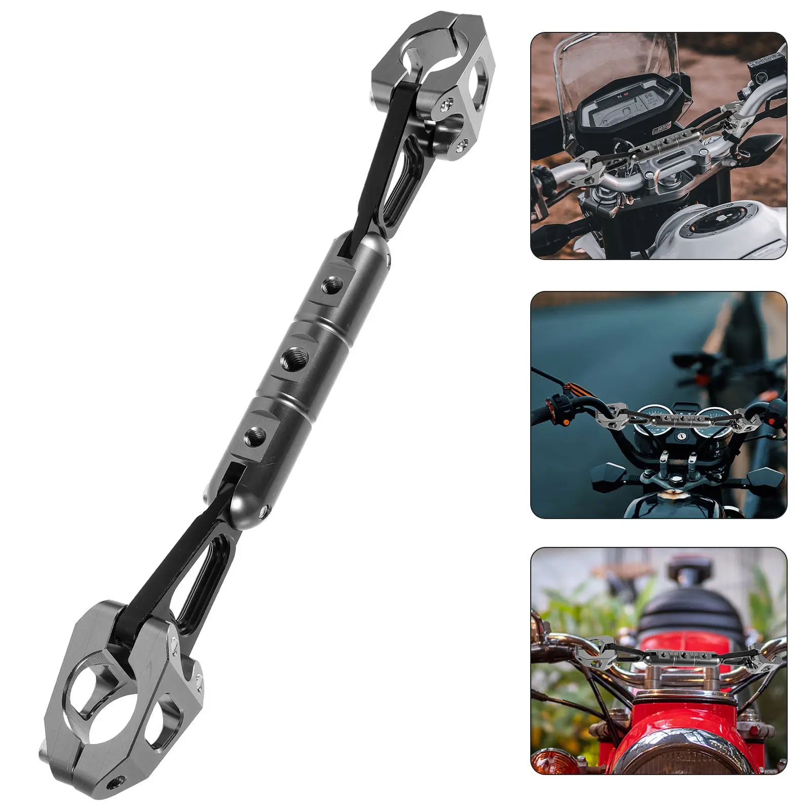 

Multifunctional Handlebar Crossbar Aluminum Alloy Balance Bar Easy Install Dirt Bike Pit Bike Reinforce Lever Motorcycle