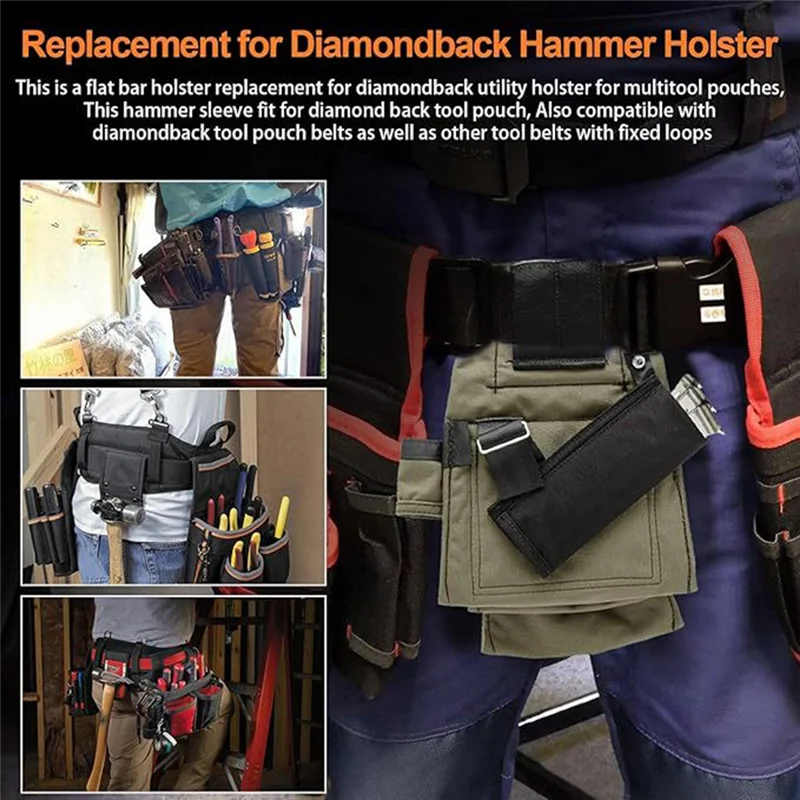 A84E-Replaces Diamondback Tools Belt Holder Padded Hammer Holster, Hammer Sleeve For Diamondback Tool Pouch Belts Or Tools Belt