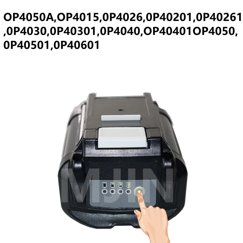 40V 10.0Ah Li-Ion Rechargeable For Ryobi RY40502 RY40200 40 V Cordless Power Tools Battery OP4050 OP4026 OP40401