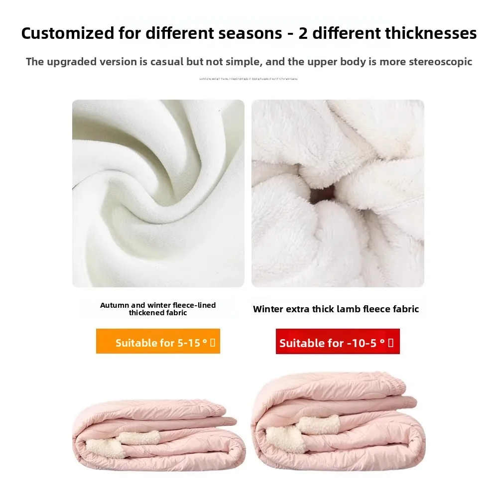 กางเกงขากว้างผ้าขนแกะสำหรับผู้หญิงในฤดูใบไม้ร่วงและฤดูหนาว กางเกงผ้าฟลีซและผ้าฝ้ายหนา และกางเกงวอร์ม