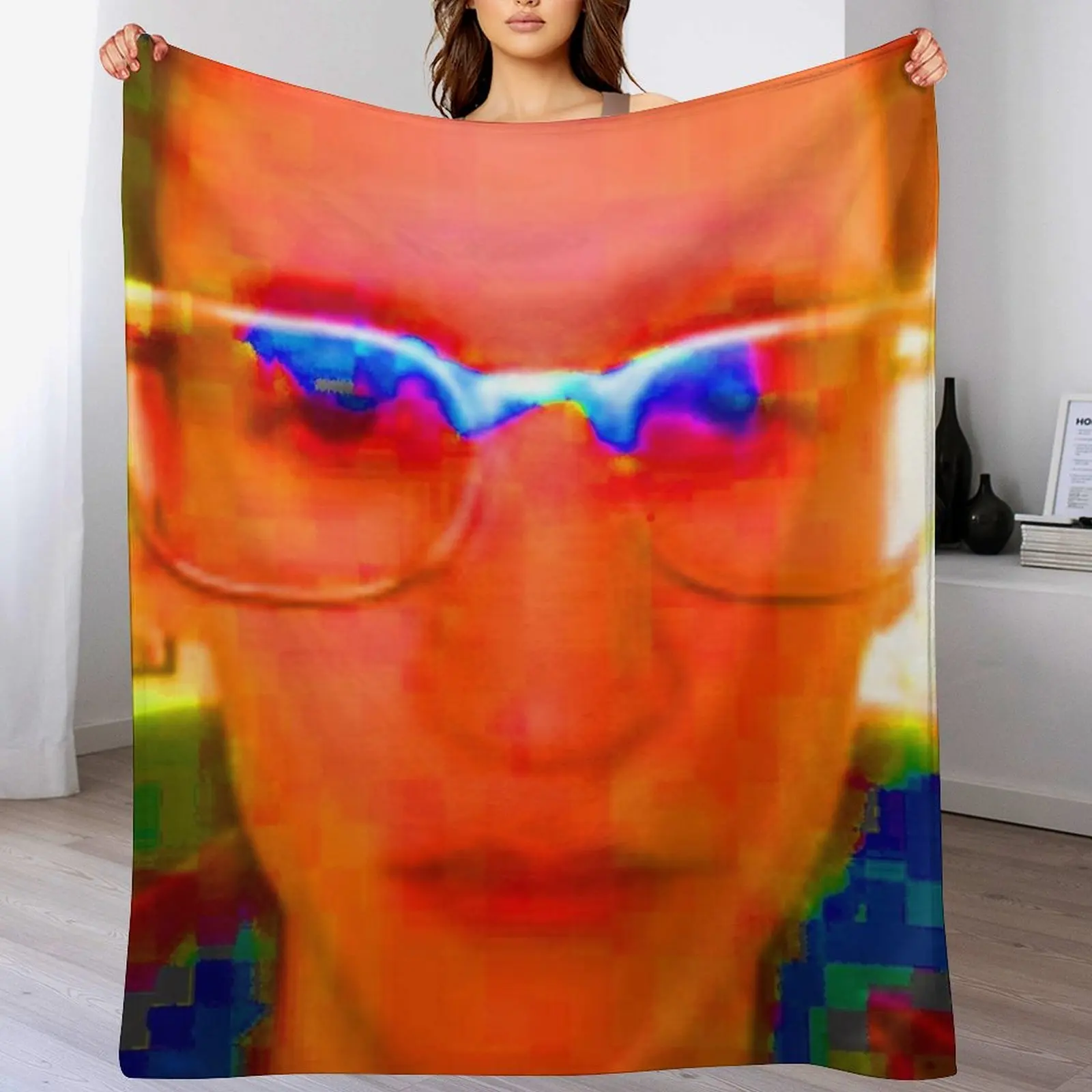 

crunchy neil Throw Blanket Summer Hairys halloween warm winter Blankets