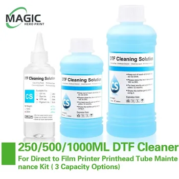 DTF Power Cleaner DTF Cleaning Solution Liquid For Direct to Film Printer Printhead Tube Maintenance Kit ( 3 Capacity Options)